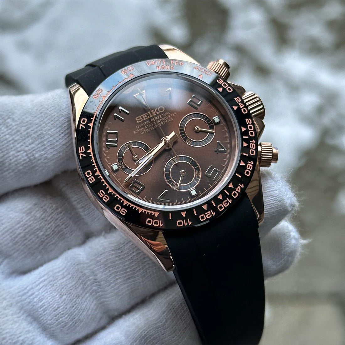 Seikona | RoseGold | Brown